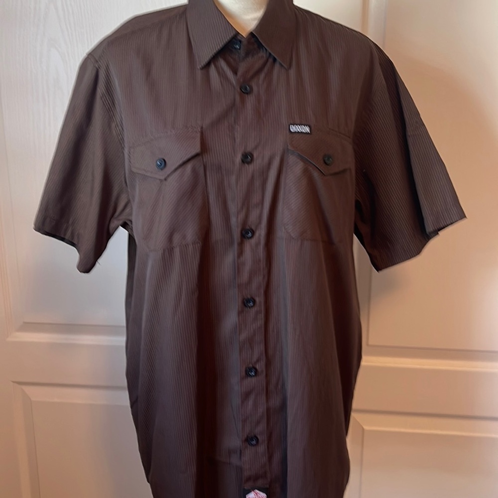 DIXXON men’s Workforce short sleeve shirt. EUC size Large.